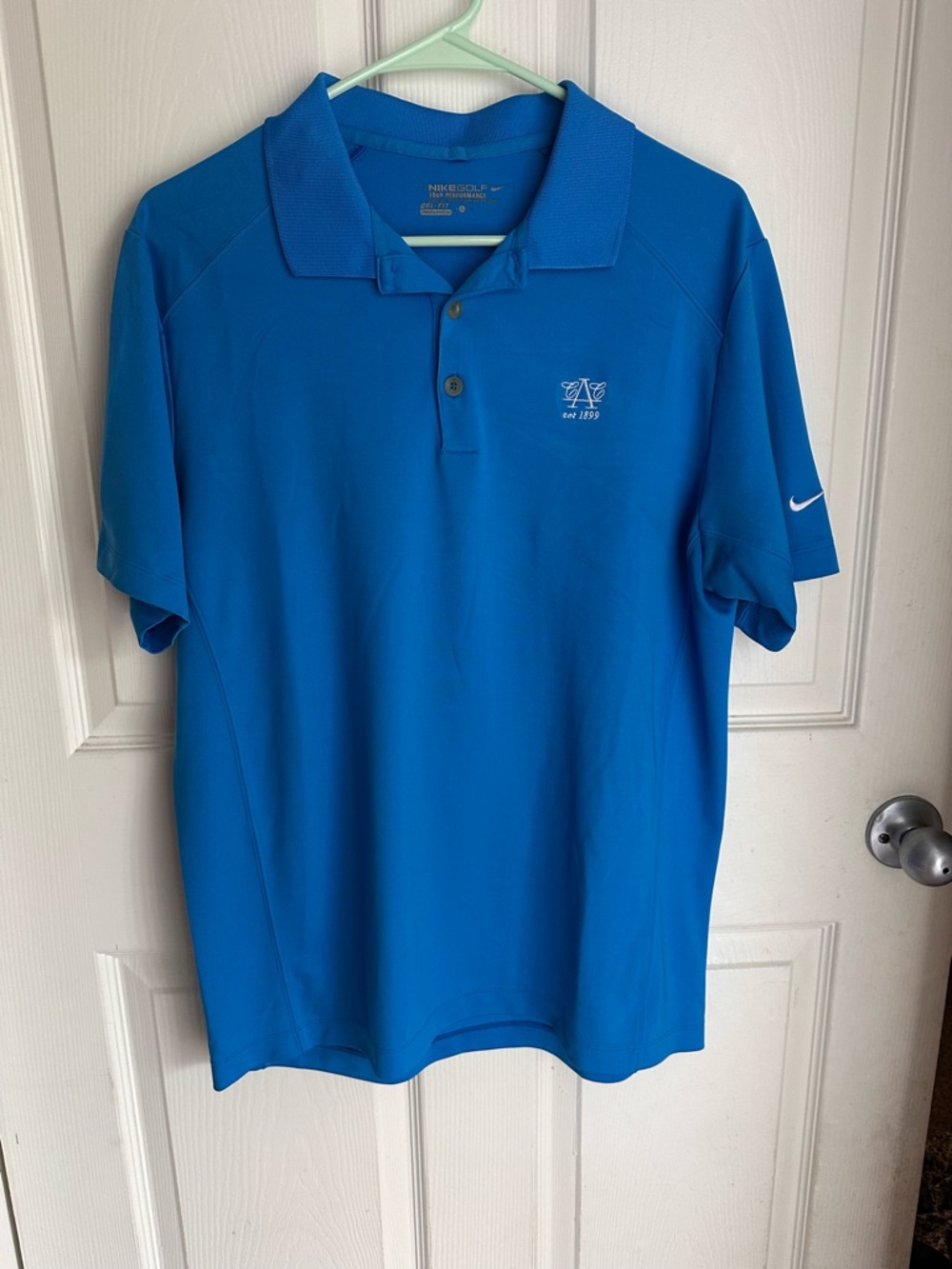 Nike Men’s Bright Blue Short-Sleeve Polo